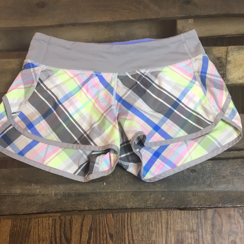 Multicolor lulu lemon shorts
